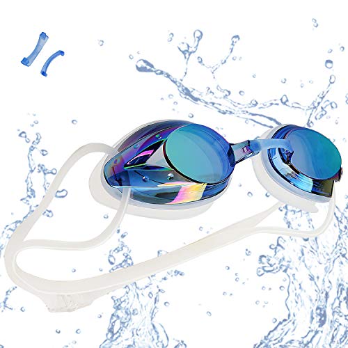 Gafas de Natación, Antivaho para Nadar Protección UV sin Fugas para Adultos y Niños. Vetoky