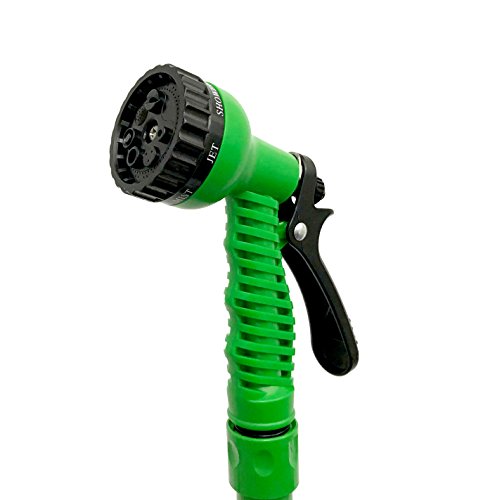 Manguera Extensible con la Presión del Agua, Verde, 7,5 metros. C2607A Basic. Xpansy Hose. Detalle alcachofa