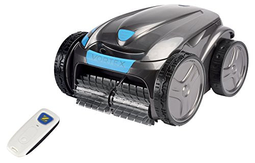 Set de producto con robot y mando del Limpiafondos Autónomo para Piscina Vortex, Fondo Paredes LÃnea de Agua. OV 3505. WR000152. Zodiac