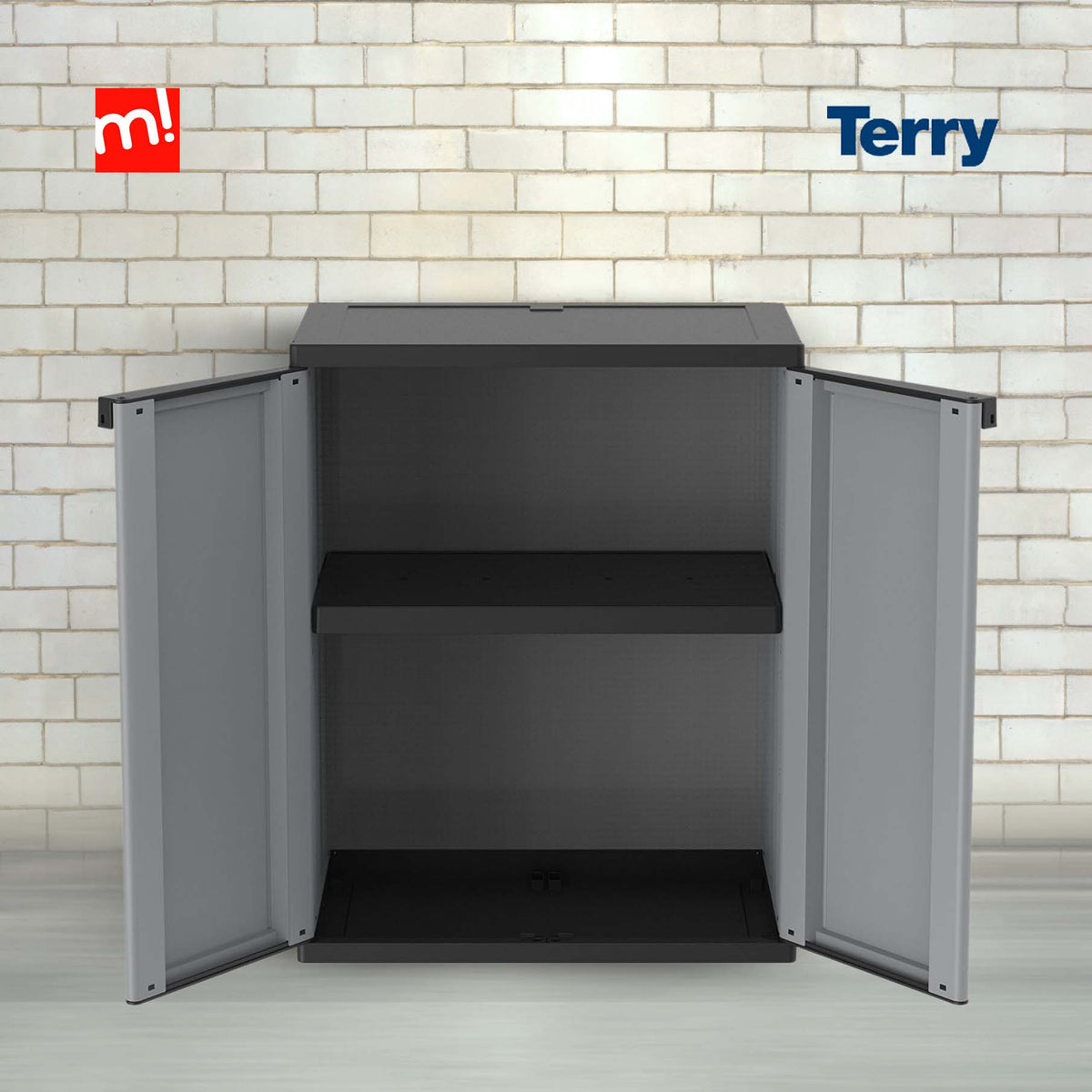 Armario bajo Terry JLine 68 en ambiente Maxjardín