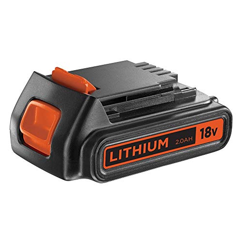 Vista general de batería de repuesto para herramientas eléctricas de 18 voltios de Black & Decker