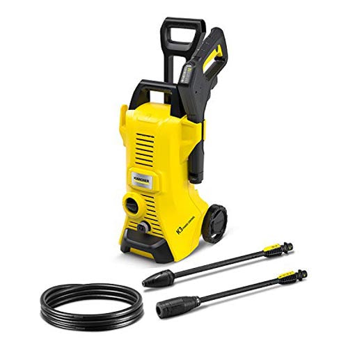 Hidrolimpiadora Kärcher de alta presión K 3 Power Control, inteligente soporte con la App, efectivo contra la suciedad diaria, 120 bar, 1.600W, 380L/h, Color amarillo/negro