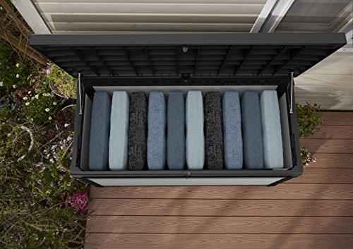 Arcón de Patio exterior Denali 150, 570 litros, gris, 151.7 x 72.5 x 70 cm. Keter | maxjardin