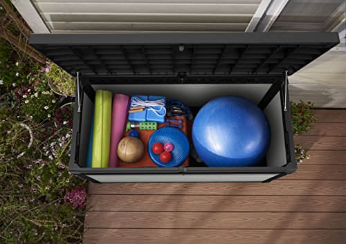 Arcón de Patio exterior Denali 150, 570 litros, gris, 151.7 x 72.5 x 70 cm. Keter | maxjardin