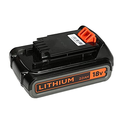Vista general de batería de repuesto para herramientas eléctricas de 18 voltios de Black & Decker