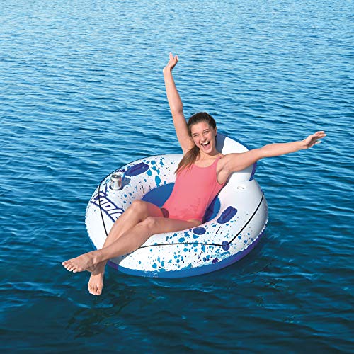 Flotador Hinchable con Respaldo Luxury Lounge 119 cm. Ambiente en el mar. 43108 -  Bestway