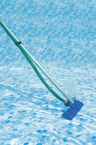 Aspiración en piscina del Kit de Limpieza de Piscinas, aspirador, Recogehojas y Pértiga 174 cm. 58013. Bestway