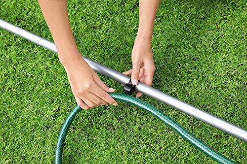 Sujeción de manguera del Kit de Limpieza de Piscinas, aspirador, Recogehojas y Pértiga 174 cm. 58013. Bestway