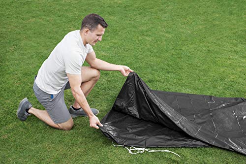 Desolegando Cobertor Protector para Piscina Desmontable en jardín. Ø370 cm . Montaje. 58037 - Bestway | maxjardin