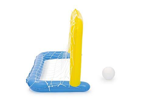 Juego Porteria Waterpolo Flotador Con Pelota para piscina, 137 x 66 cm. Vista de perfil. 8321070 Bestway
