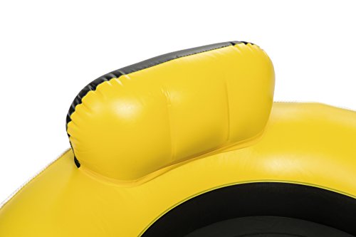 Flotador para adultos con respaldo Rapid Rader 135 cm. Respaldo. Bestway