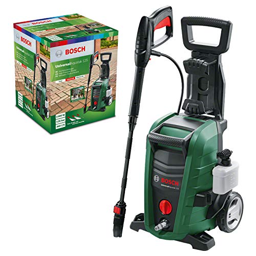 Hidrolimpiadora de Alta Presión, 1500 W, 125 Bares, Caudal Máximo de 360.L/H. Bosch Universal Aquatak 125. Bosch