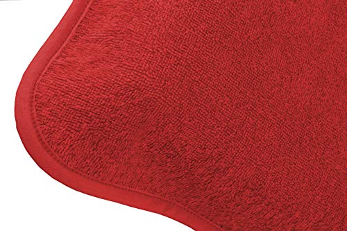 Detalle del tejido de la Funda toalla para tumbona de playa y jardin, tejido de rizo 100 % algodon, 75x200cm Brandsseller