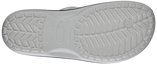 Chanclas Crocs de Adulto Unisex blancas 38/39 EU. Vista de suela. 