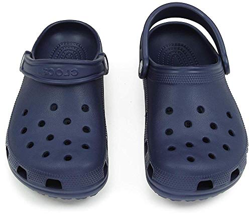  Vista frontal Zuecos Unisex Adulto, Azul (Navy), 36/37 EU. Classic Clog, Crocs