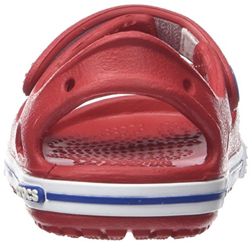 Vista posterior de Sandalias infantiles Crocs Unisex Rojas 24/25 EU 