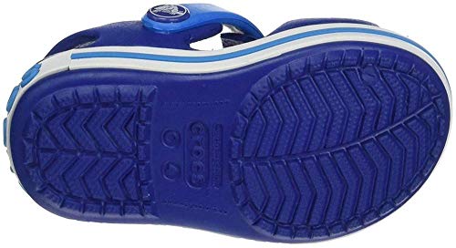 Suela de Sandalias infantiles Crocs Unisex Azules (Cerulean Blue/Ocean), 19/20 EU. Crocband Sandal Kids