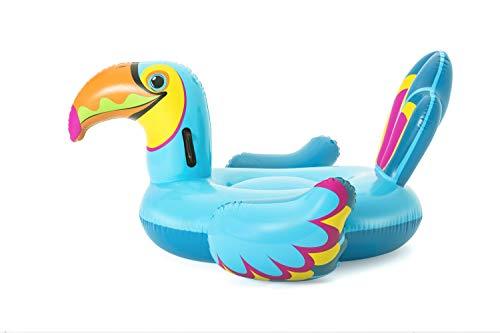  Flotador gigante de Tucán Hinchable 207x150 cm. Vista de perfil. 41126  Bestway 
