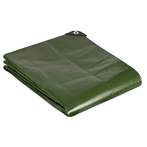 Lona de protección Premium verde  3 m x 4 m 200 g/m2 | Funda protectora | Lona impermeable. GardenMate