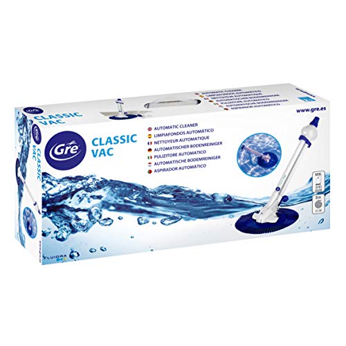 Packaging del Limpiafondos automático para piscina, con potencia mínima de 3/4 CV (0.75 CV)  19001 Classic Vac. Gre