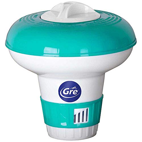 Dosificador flotante mini para piscinas, capacidad de 7 pastillas de 20 gr. Gre 40071 -2
