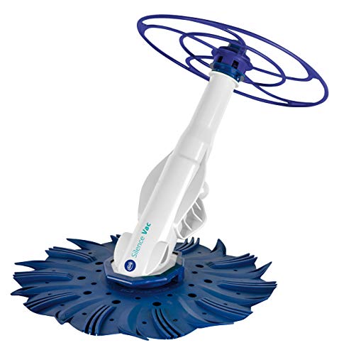 Limpiafondos aspiración automática para piscinas hasta 180 cm altura, necesario sistema filtración entre 0,5 y 1,5 CV. Silence Vac  90397. GRE