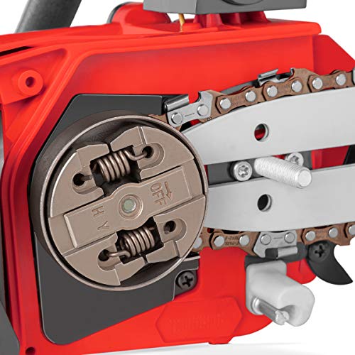 Detalle de la Motosierra para Poda a gasolina 25, 4cc y 1,4cv con espada de 10'' Arranque Easy-Start, Sistema Anti-Vibración, Incluye protector de espada y KIT.  GS250X-10 - GREENCUT