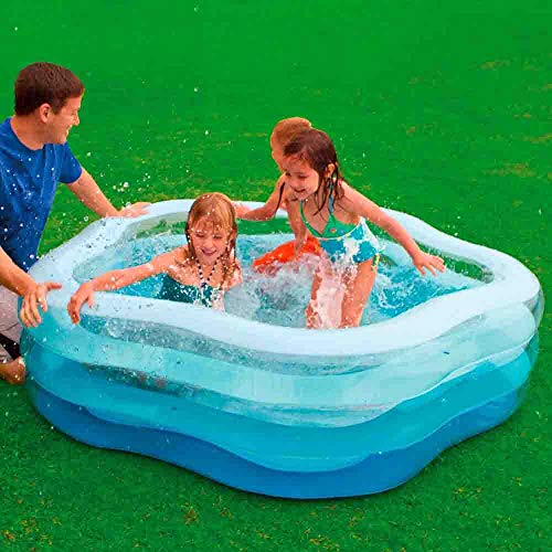 Piscina hinchable transparente 185 x 180 x 53 cm, 460 litros 56495NP -  Intex
