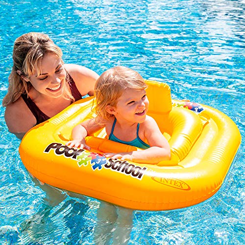 Juega en la piscina con el Flotador Hinchable de seguridad para bebé de 1 a 2 años.  56587EU - Intex