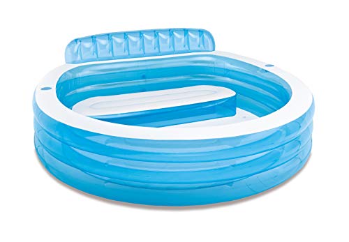 Piscina hinchable con sillón 229 x 218 x 79 cm,【640 litros】 57190NP. Intex