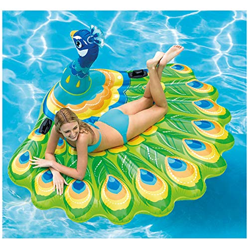 Colchoneta hinchable pavo real 193x163x94 cm. 57250EU -  Intex