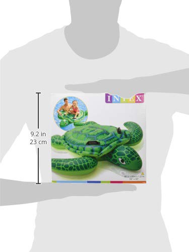 Colchoneta Tortuga hinchable acuática con 2 asas 150 x 127 cm 57524NP - Intex