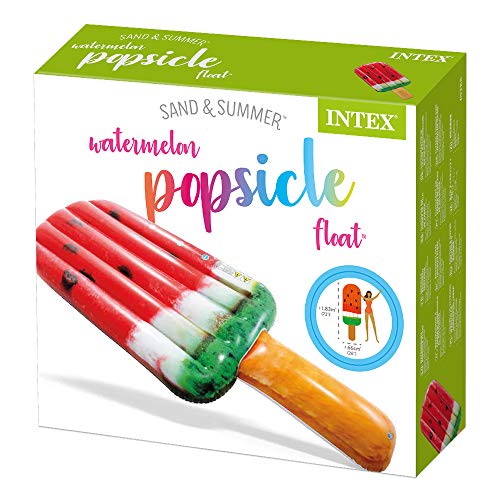 Colchoneta hinchable gigante Helado de sandía 76 x 191 cm  58751EU - Intex