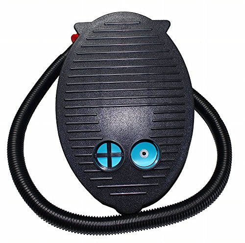 Vista frontal de Bomba de pie con 3 boquillas 28 cm. Intex 69611