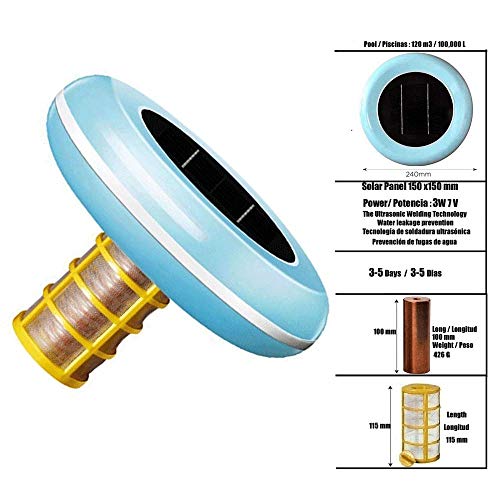 Ionizador Solar para Piscina – 80% de bajo consumo-6