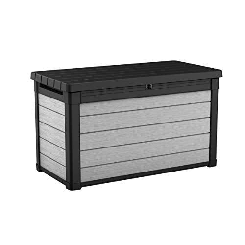 Arcón Exterior Denali 100, 390 litros, gris, 122.9 x 62.1 x 70.6 cm. Keter