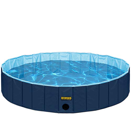 Piscina Extra Grande Infantil Ideal para Niños/Mascotas Perros 160 x 30 cm - Azul Marino y Celeste - XL - XXL. KOPEKS-detalle-3
