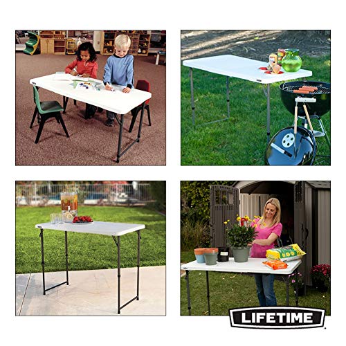 Usos diversos para la Mesa plegable en maleta multiusos ultrarresistente, UV100, 122x61x56 - 91,5 cm. 4428 LIFETIME