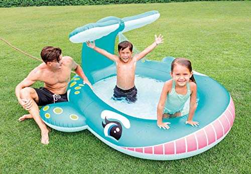 Piscina hinchable ballena 233 litros de 208 x 157 x 99 cm. Intex 57435