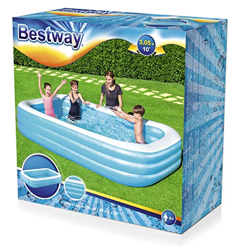 Packaging de piscina hinchable infantil rectangular 305 x 183 x 56 cm. 54009 - BESTWAY | maxjardin