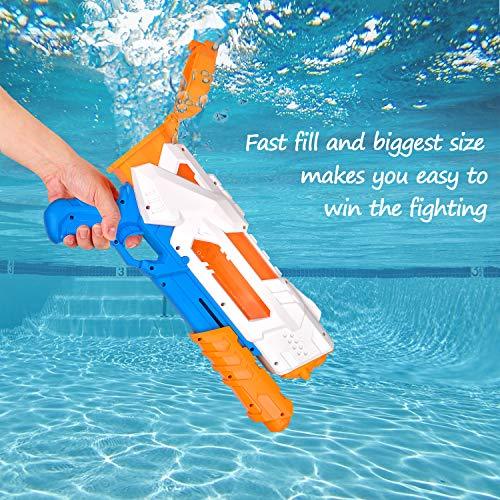 balnore Juguete Pistola de Agua con Largo Alcance para niños Pistola de Agua para Adultos 10-12 Metros de Rango 1200ML Playa tuberías al Aire Libre Fiesta Piscina Piscina Playa Juego de Lucha de Agua | maxjardin
