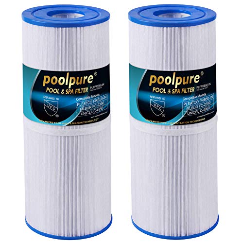  Filtros de SPA (2 uds.) para bañera de hidromasaje de 50 'para Pleatco PRB501N, Arctic, Beachcomber, Canadian, Hydropool & Jacuzzi, Unicel c4950. POOLPURE