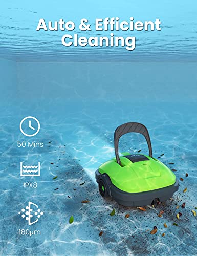 Limpieza eficiente de Piscinas con el Aspirador Automático Robot Limpiafondos WYBOT.