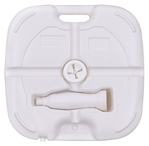 Base de sombrilla de PE, Blanco, Aprox. 20 l. Schneider