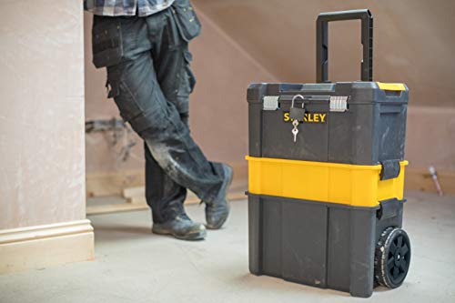 Vista general en ambiente del Taller Móvil para Herramientas 3 en 1 con Cierres Metálicos con Capacidad 20 kg STST1-80151. STANLEY