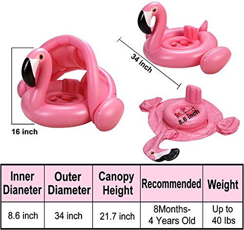 Anillo de natación de Bebe Inflable para Piscina Sunshine smile