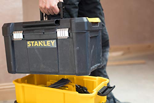 Caja de herramienta con asa del Taller Móvil para Herramientas 3 en 1 con Cierres Metálicos con Capacidad 20 kg STST1-80151. STANLEY