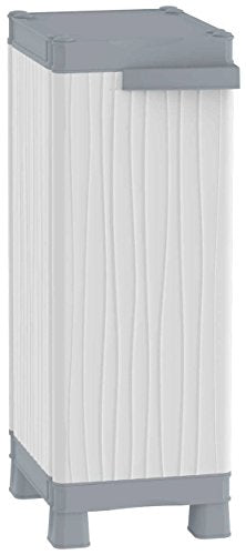  Armario bajo de 2 Estantes, Gris, 35x43,8x97,6 cm. Terry Base 350 UW