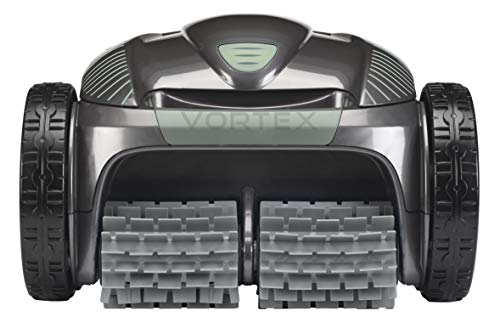 Vista frontal con cepillos del Limpiafondos Robot Autónomo para Piscina Vortex, Fondo, Paredes, Línea de Agua. AV35050. Zodiac
